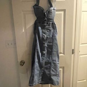 Moschino denim dress